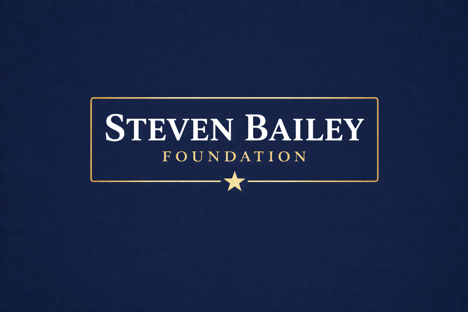 Steven Bailey Foundation logo with the tagline Essential Help for Essential Needs